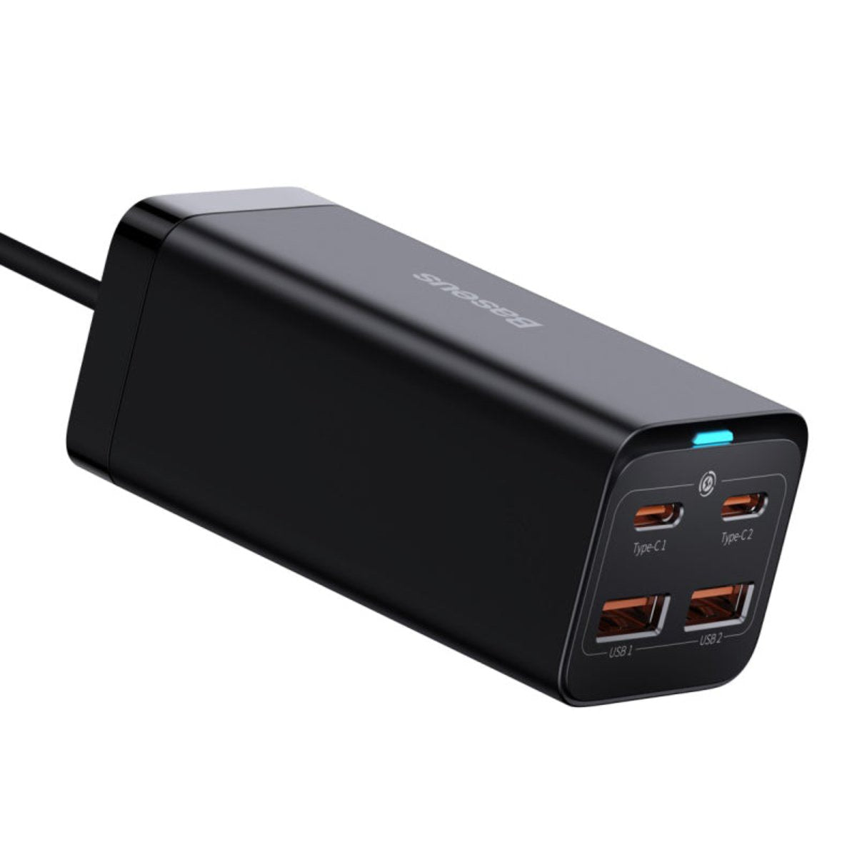 Baseus Cargador de escritorio GaN3 Pro de 4 puertos 100W