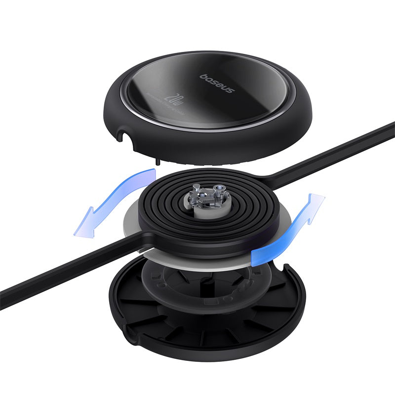 Baseus Free2Pull Cable Retráctil de USB-C a Lightning 20W