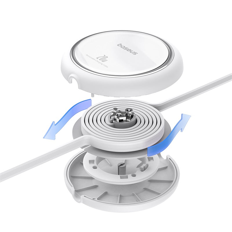 Baseus Free2Pull Cable Retráctil de USB-C a Lightning 20W