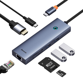 Baseus Adaptador USB-C UltraJoy de 7 puertos HUB