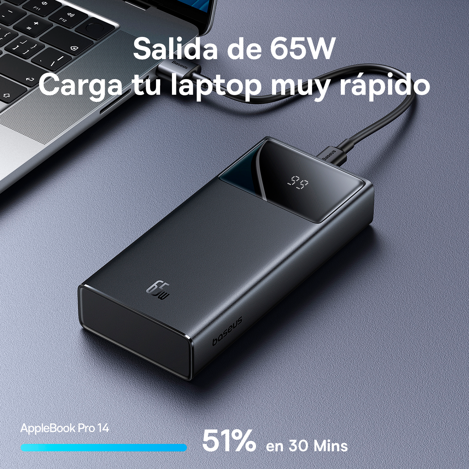 Baseus Banco de Batería Star-Lord 20000mAh 65W