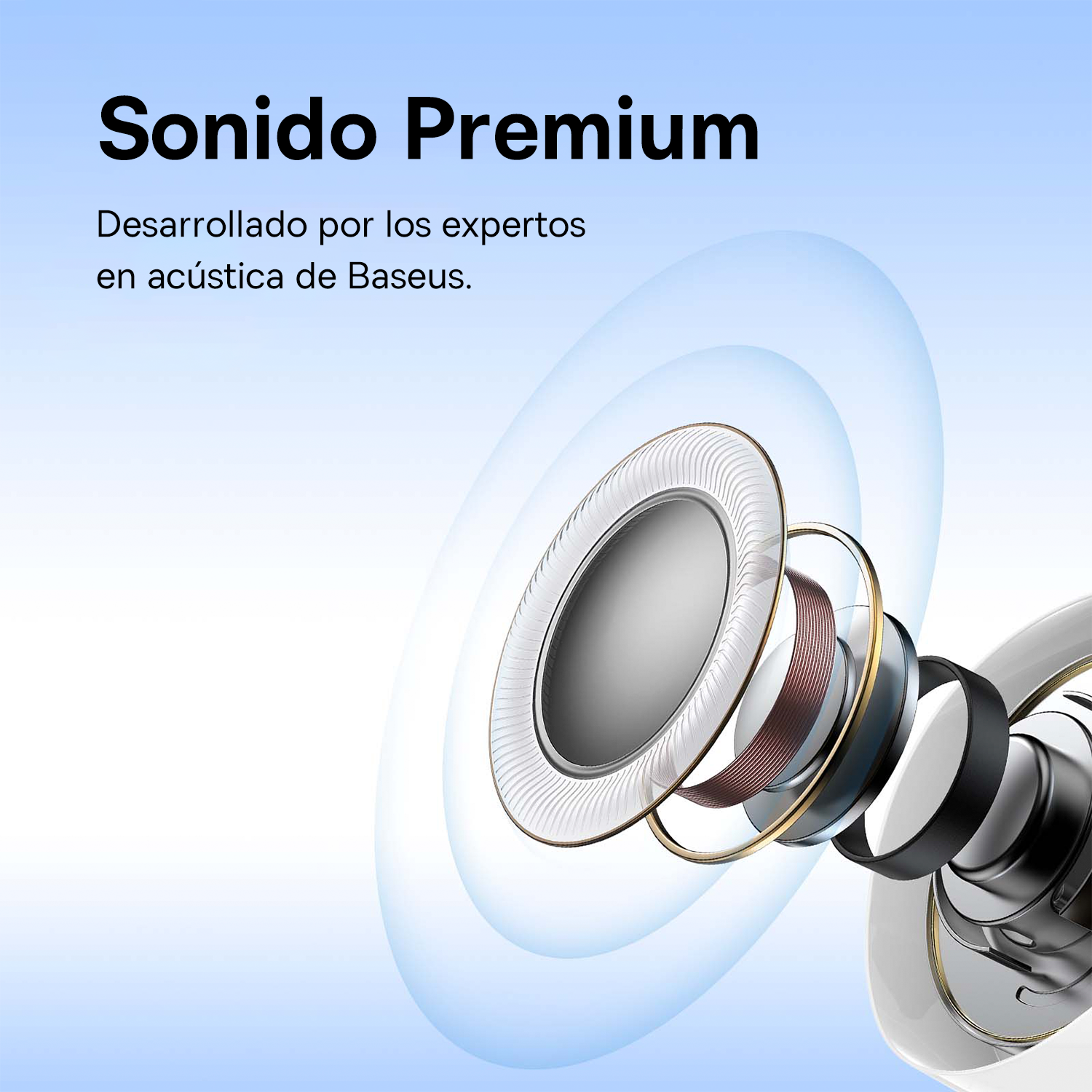 Baseus Auriculares inalámbricos Bowie MZ10