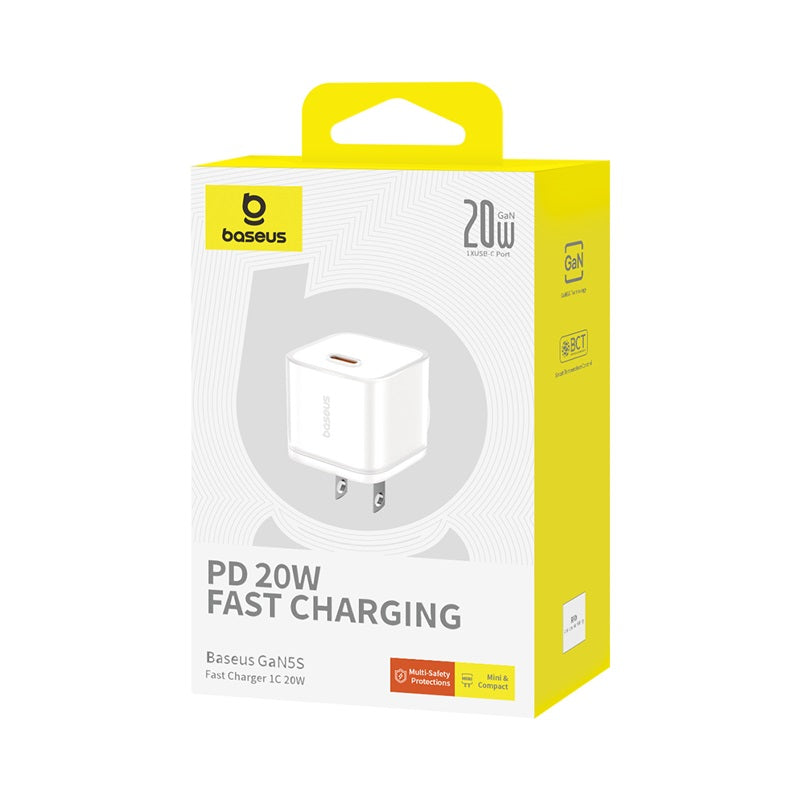 Baseus Cargador rápido GaN5S USB-C de 20W