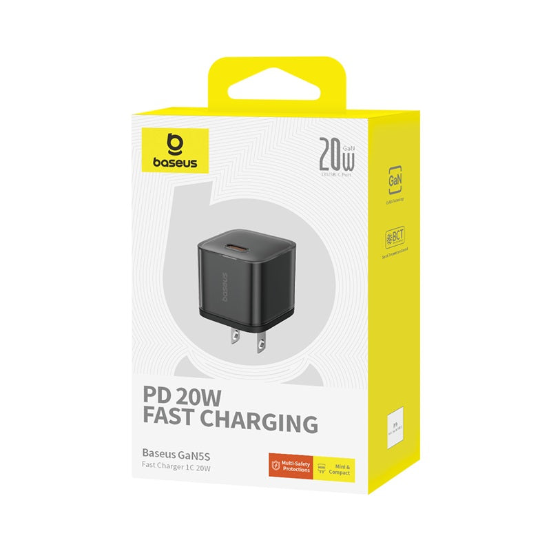 Baseus Cargador rápido GaN5S USB-C de 20W