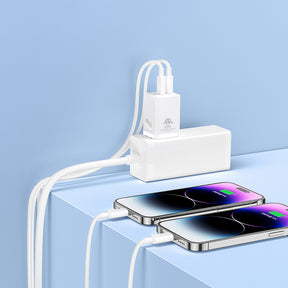 Baseus Cargador GaN5 Pro de 2 puertos USB-C de 40 W