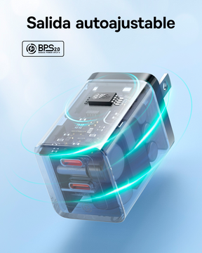 Baseus Cargador GaN5 Pro de 2 puertos USB-C de 40 W
