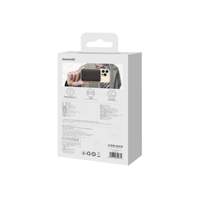 Baseus Mini Power Bank Inalámbrico Magnético 10000mAh 20W
