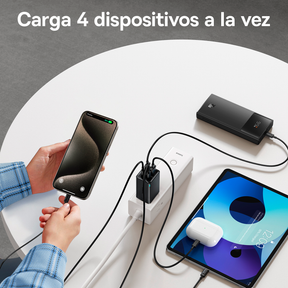 Baseus GaN6 Pro Cargador rápido de 4 puertos 65W