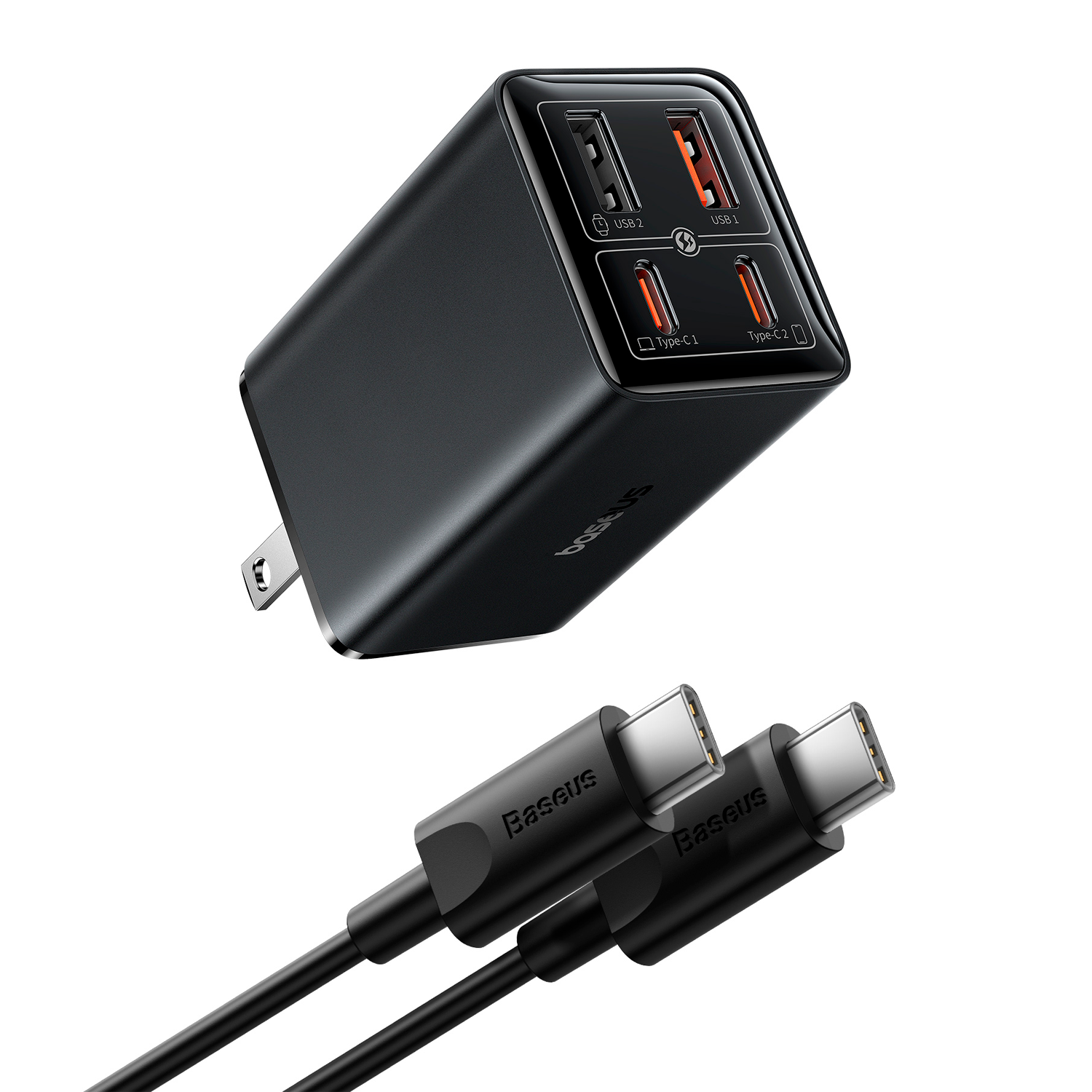Baseus GaN6 Pro Cargador rápido de 4 puertos 65W