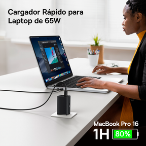 Baseus GaN6 Pro Cargador rápido de 4 puertos 65W