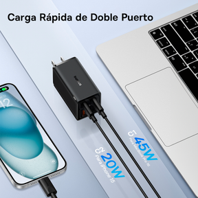 Baseus GaN6 Pro Cargador rápido de 4 puertos 65W