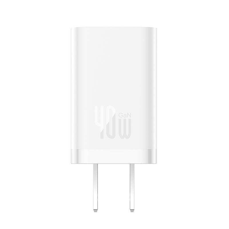 Baseus Cargador GaN5 Pro de 2 puertos USB-C de 40 W