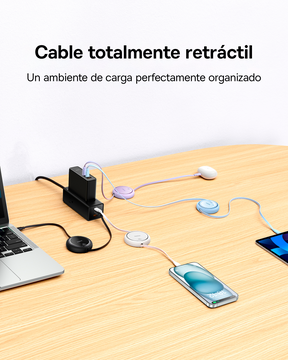 Baseus Cable Retráctil Free2Draw Mini USB-C a USB-C 100W