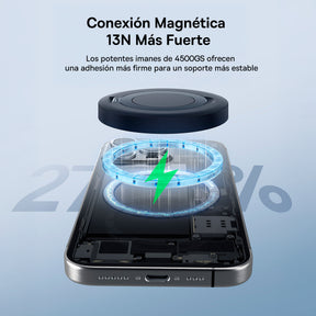 Baseus Simple Mini4 Soporte de Carga Inalámbrico Magnético Qi2 15W