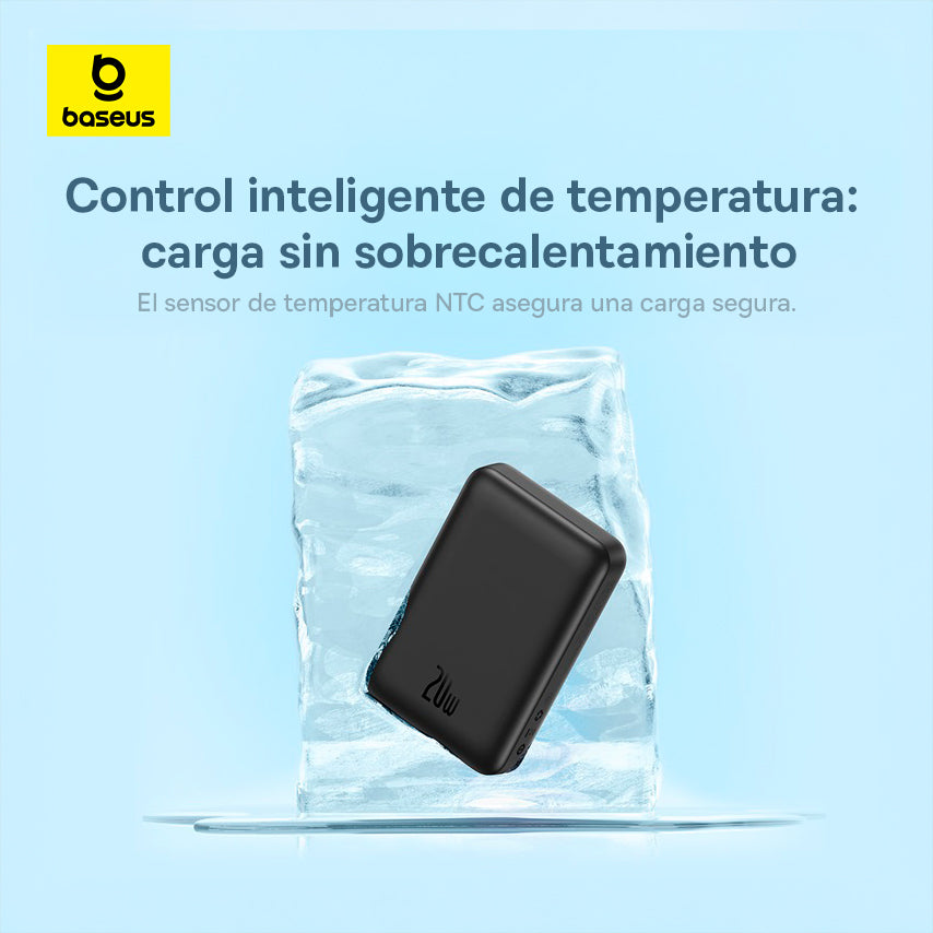 Baseus Mini Power Bank Inalámbrico Magnético 10000mAh 20W