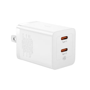 Baseus Cargador GaN5 Pro de 2 puertos USB-C de 40 W