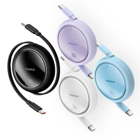 Baseus Cable Retráctil Free2Draw Mini USB-C a USB-C 100W