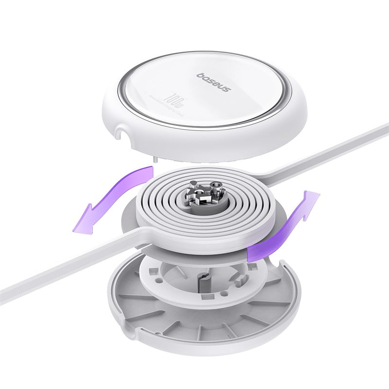 Baseus Cable Retráctil Free2Draw Mini USB-C a USB-C 100W