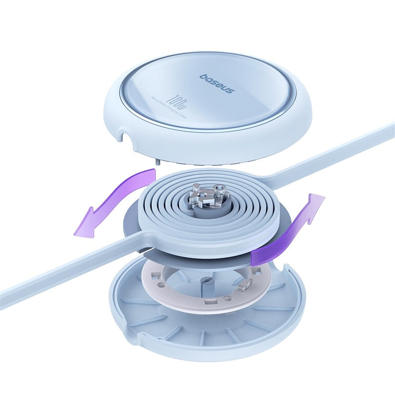 Baseus Cable Retráctil Free2Draw Mini USB-C a USB-C 100W