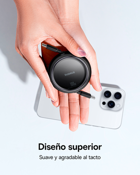 Baseus Cable Retráctil Free2Draw Mini USB-C a USB-C 100W