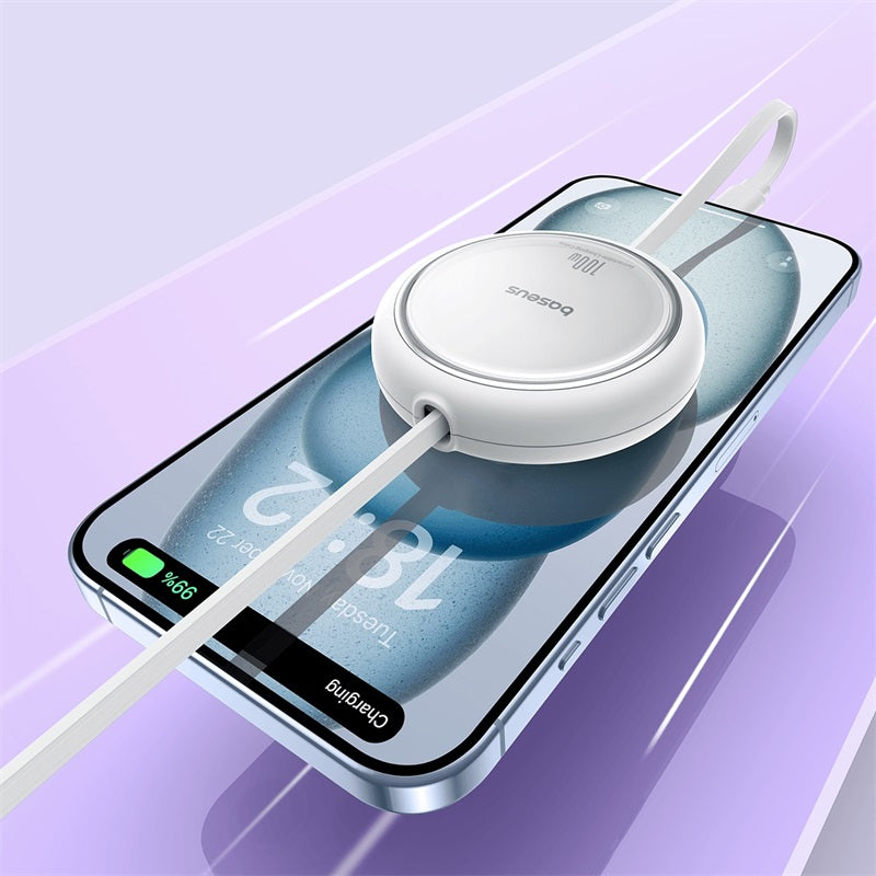 Baseus Cable Retráctil Free2Draw Mini USB-C a USB-C 100W