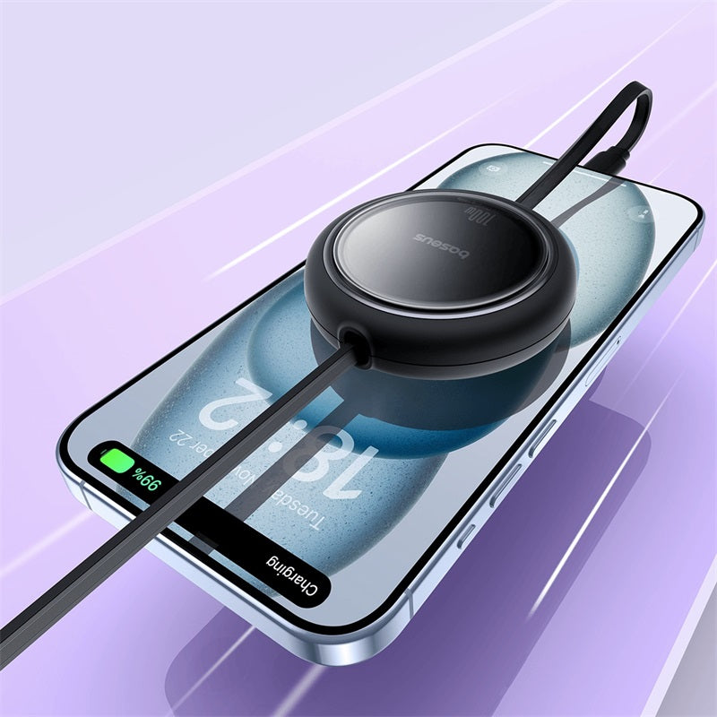 Baseus Cable Retráctil Free2Draw Mini USB-C a USB-C 100W