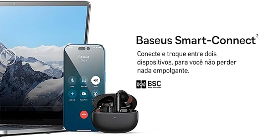 Baseus Auriculares inalámbricos Bowie MZ10