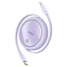 Baseus Free2Pull Cable Retráctil de USB-C a Lightning 20W