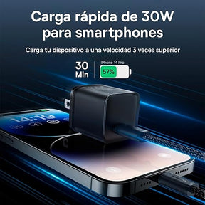 Baseus Cargador rápido GaN5S USB-C de 30W