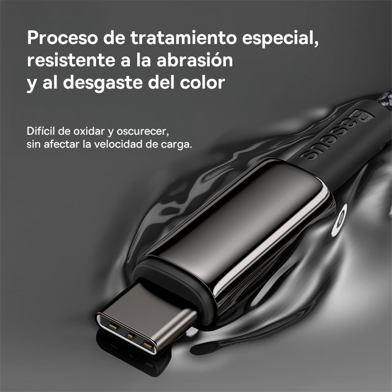 Baseus Tungsten Gold Cable USB-C a USB-C de 100W