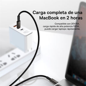 Baseus Tungsten Gold Cable USB-C a USB-C de 100W