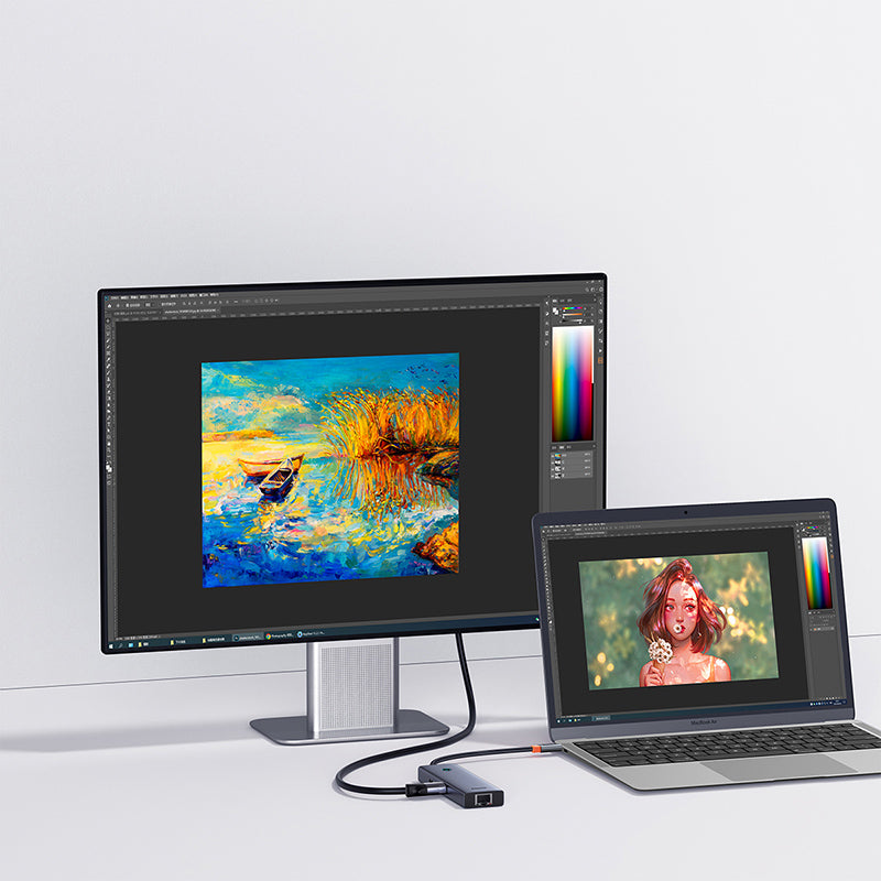 Baseus Adaptador USB-C UltraJoy de 7 puertos HUB