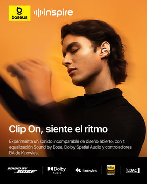Baseus Inspire XC1 Audífonos Inalámbricos Open Ear con Clip