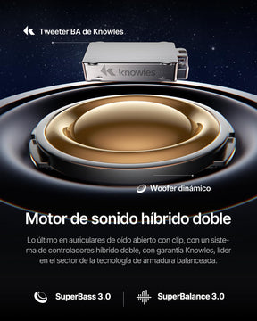 Baseus Inspire XC1 Audífonos Inalámbricos Open Ear con Clip