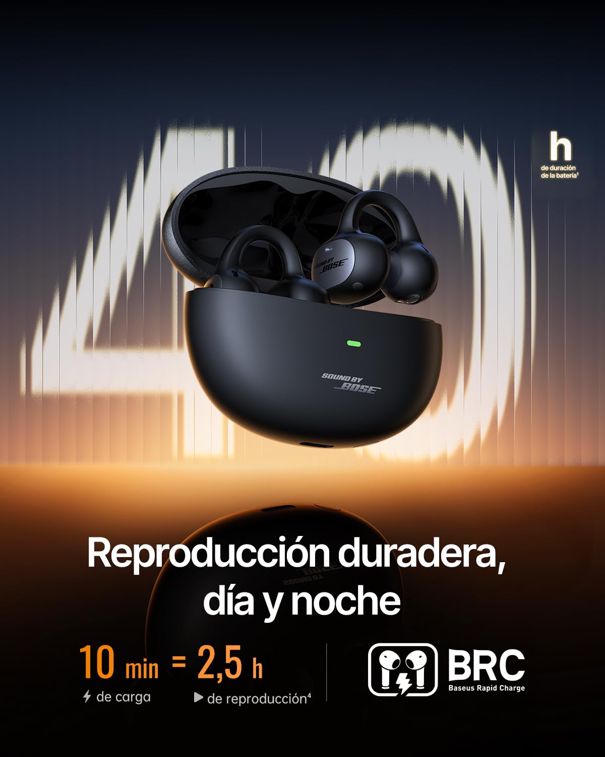 Baseus Inspire XC1 Audífonos Inalámbricos Open Ear, Sound by Bose